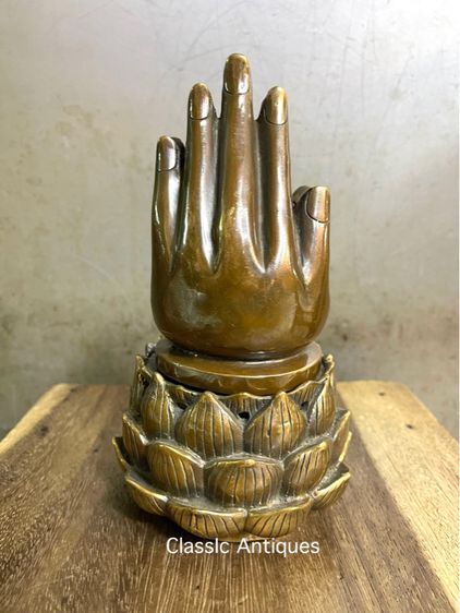 กระถางกำยาน ทองเหลืองA38 รูปที่ 2