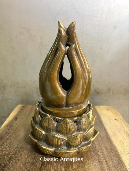 กระถางกำยาน ทองเหลืองA38 รูปที่ 5