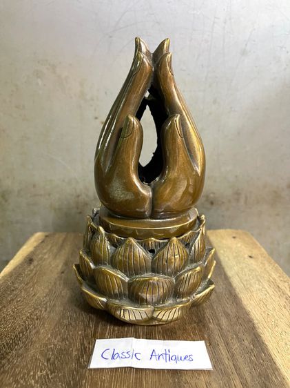 กระถางกำยาน ทองเหลืองA38 รูปที่ 3