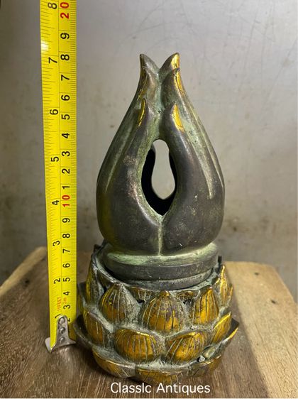 กระถาง กำยาน ทองเหลืองA33 รูปที่ 11