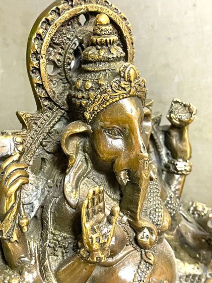 พระพิฆเนศ ทองเหลืองA7 รูปที่ 3