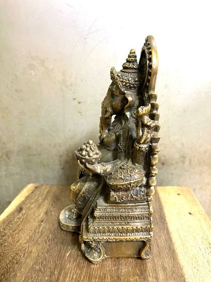 พระพิฆเนศ ทองเหลืองA7 รูปที่ 5