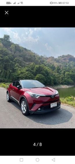 Toyota C-HR 2018 1.8 Hybrid Premium Safety Utility-car ไฮบริด ไม่ติดแก๊ส เกียร์อัตโนมัติ แดง รูปที่ 1