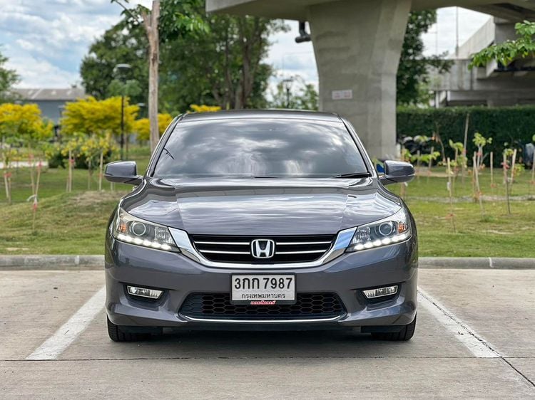 Honda Accord 2014 2.0 EL Sedan เบนซิน ไม่ติดแก๊ส เกียร์อัตโนมัติ เทา รูปที่ 2
