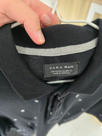 เสื้อโปโล Zara MAN แท้ มือ2 สภาพ90 อก44 รูปที่ 3