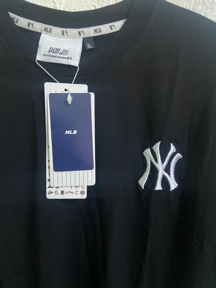 MLB NY Unisex t-shirt เสื้อยืดmlb ny bl ye รูปที่ 2