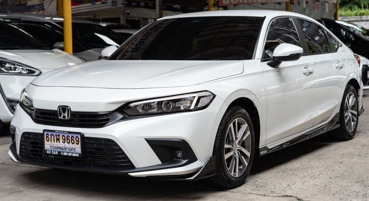 Honda Civic 2023 1.5 EL+ Sedan เบนซิน ไม่ติดแก๊ส เกียร์อัตโนมัติ ขาว รูปที่ 2