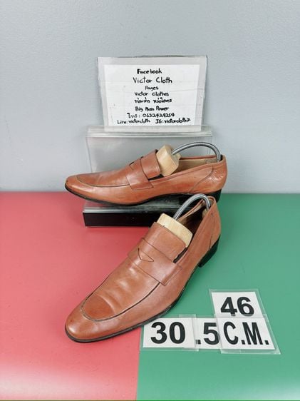 รองเท้าหนังแท้ Soya Sz.12us46eu30.5cm Made in Turkey สีน้ำตาล สภาพสวย ไม่ขาดซ่อม ใส่ทำงานออกงานหล่อ