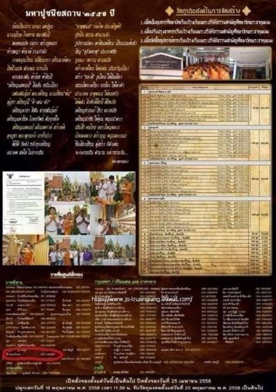 เหรียญพระธาตุ พิธีพระธาตุ เหรียญแสตมป์พระธาตุพนม ที่ระลึกครบรอบ 2550 ปี ปี 2558 รูปที่ 14