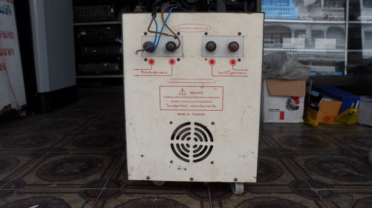 หม้อเพิ่มไฟสยามนีออน ขนาด 100 A มีคัตเอาท์ แอมป์เต็ม ลวดทองแดงแท้   รูปที่ 2