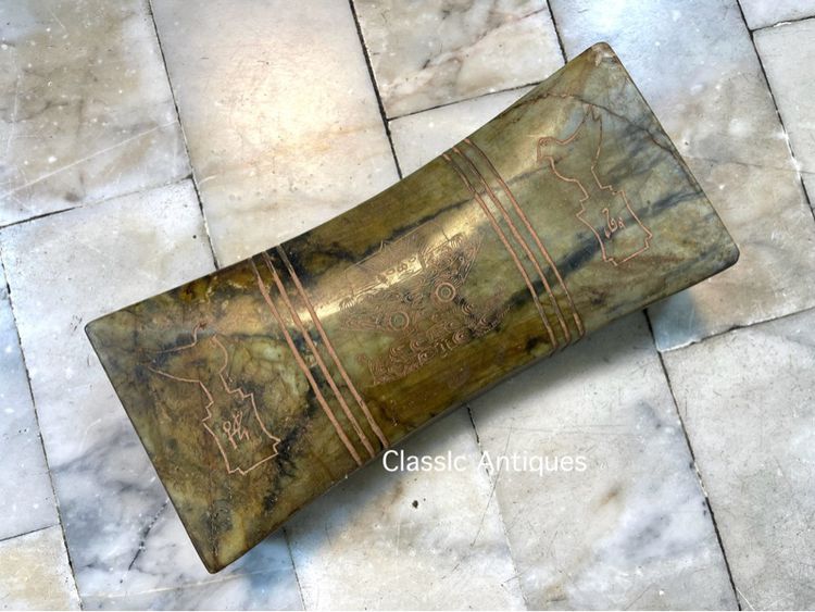 หมอนหิน แกะสลักโบราณสะสม