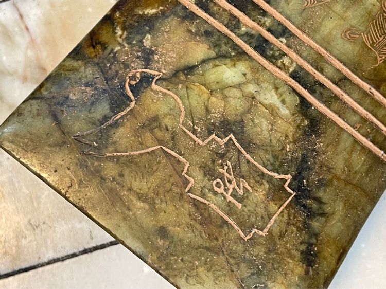 หมอนหิน แกะสลักโบราณสะสม รูปที่ 9