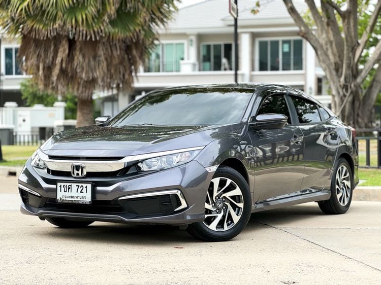 Honda Civic 2021 1.8 E i-VTEC Sedan เบนซิน ไม่ติดแก๊ส เกียร์อัตโนมัติ เทา รูปที่ 1