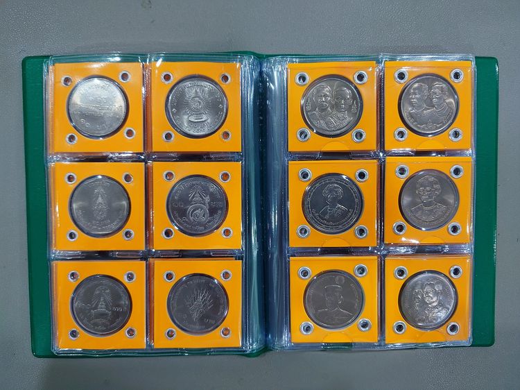 ชุดเหรียญ 10 บาท ครบชุด 47 วาระ เนื้อนิเกิล เหรียญไม่ผ่านการใช้ บรรจุเม้าท์ เจาะตาไก่ ใส่เล่มสะสม รูปที่ 4