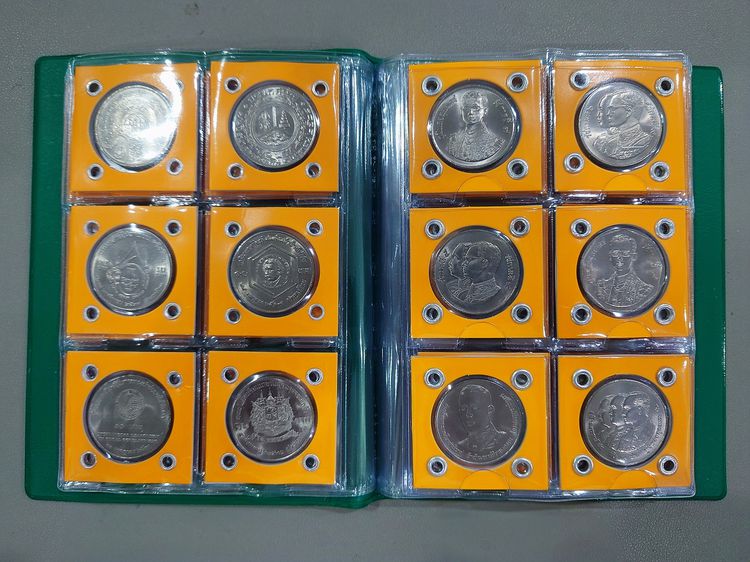 ชุดเหรียญ 10 บาท ครบชุด 47 วาระ เนื้อนิเกิล เหรียญไม่ผ่านการใช้ บรรจุเม้าท์ เจาะตาไก่ ใส่เล่มสะสม รูปที่ 3