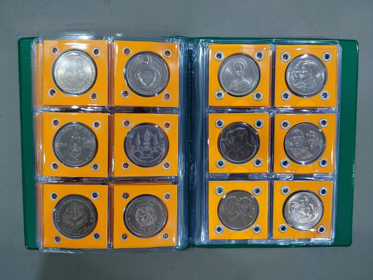 ชุดเหรียญ 10 บาท ครบชุด 47 วาระ เนื้อนิเกิล เหรียญไม่ผ่านการใช้ บรรจุเม้าท์ เจาะตาไก่ ใส่เล่มสะสม รูปที่ 6