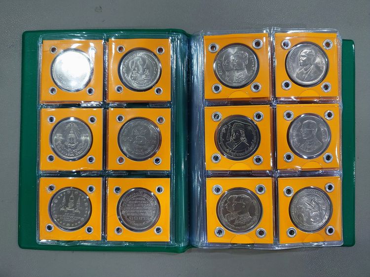 ชุดเหรียญ 10 บาท ครบชุด 47 วาระ เนื้อนิเกิล เหรียญไม่ผ่านการใช้ บรรจุเม้าท์ เจาะตาไก่ ใส่เล่มสะสม รูปที่ 2