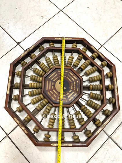 ลูกคิดจีน หยินหยางแปดเหลี่ยม ขนาดใหญ่B2 รูปที่ 10