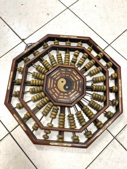 ลูกคิดจีน หยินหยางแปดเหลี่ยม ขนาดใหญ่B2 รูปที่ 5