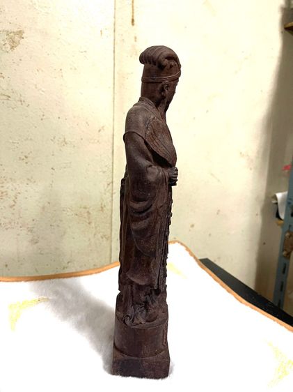 ขงเบ้ง ไม้แกะสลัก สะสม รูปที่ 7