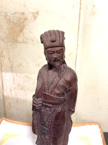 ขงเบ้ง ไม้แกะสลัก สะสม รูปที่ 5