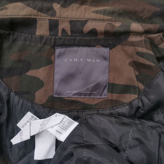 Zara Man Camo Military Jacket รอบอก 44” รูปที่ 8
