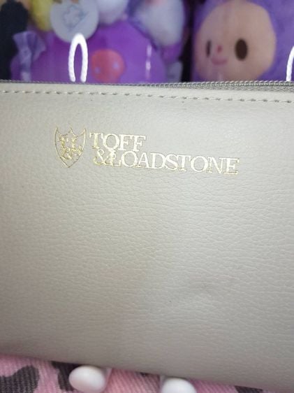 กระเป๋าสตางค์สุภาพสตรี Toff and Loadstone Taupe Leather Wallet  รูปที่ 2