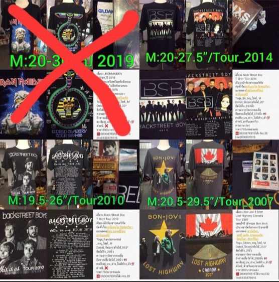 เสื้อวง Vintage T Shirt The Rolling Stones 2004s' รูปที่ 16