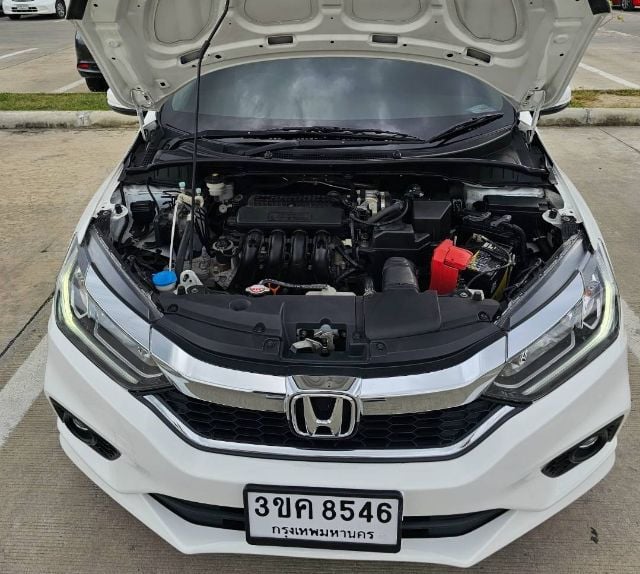 Honda City 2019 1.5 V เบนซิน ไม่ติดแก๊ส เกียร์อัตโนมัติ ขาว รูปที่ 3