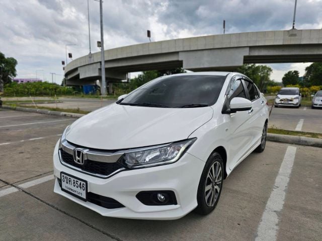 Honda City 2019 1.5 V เบนซิน ไม่ติดแก๊ส เกียร์อัตโนมัติ ขาว รูปที่ 1