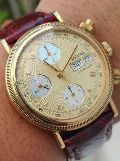 นาฬิกา JAGUAR CHRONOMETER DAY DATE  18k Solid Gold Ref.J754  รูปที่ 17