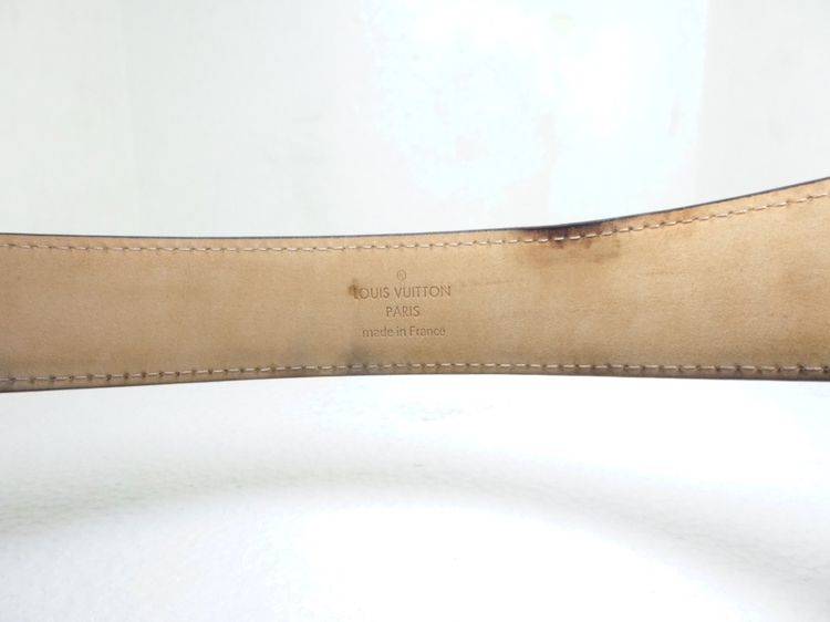 เข็มขัด Louis Vuitton Ellipse Monogram 30mm belt 85 34 มือ 2 ของแท้ รูปที่ 7