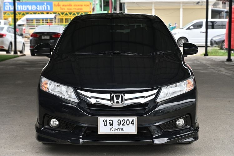 Honda City 2015 1.5 Sv Plus i-VTEC Sedan เบนซิน ไม่ติดแก๊ส เกียร์อัตโนมัติ ดำ รูปที่ 2