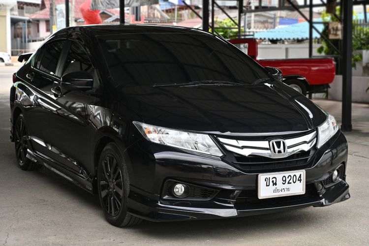 Honda City 2015 1.5 Sv Plus i-VTEC Sedan เบนซิน ไม่ติดแก๊ส เกียร์อัตโนมัติ ดำ รูปที่ 3