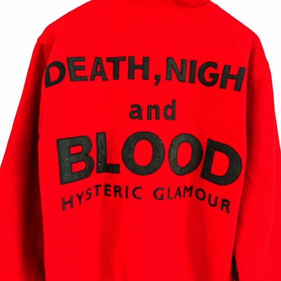 Hysteric Glamour Varsity Jacket DEATH NIGHT And Blood รูปที่ 12