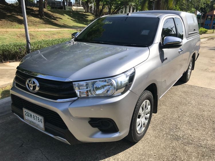 Toyota Hilux Revo 2019 2.4 E Pickup ดีเซล ไม่ติดแก๊ส เกียร์ธรรมดา เทา