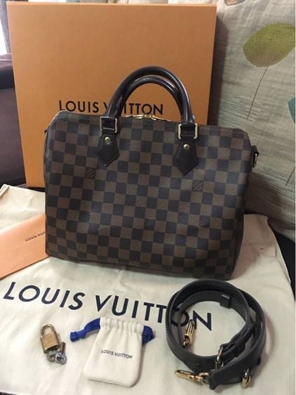 Louis Vuitton หญิง Lv speedy 30 ปี 16 มือสอง สภาพดีมาก  แท้💯