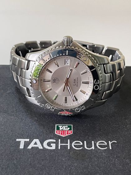 TAG Heuer Link WJ1111-0 Silver Dial GM1010 Men's Wrist Watch  รูปที่ 7