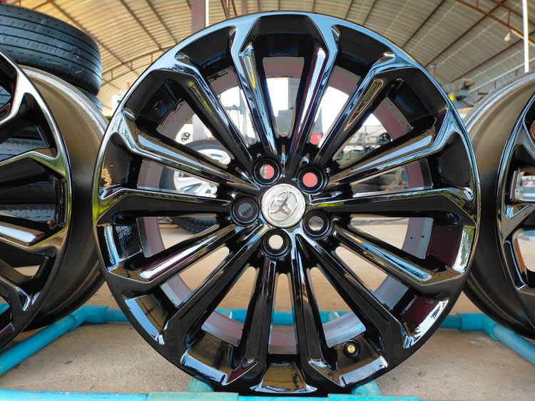 แม็กโตโยต้า สีอบpowder coat ขอบ17 กว้าง7 et39 รูปที่ 3