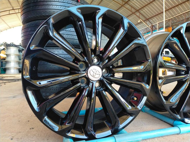 แม็กโตโยต้า สีอบpowder coat ขอบ17 กว้าง7 et39