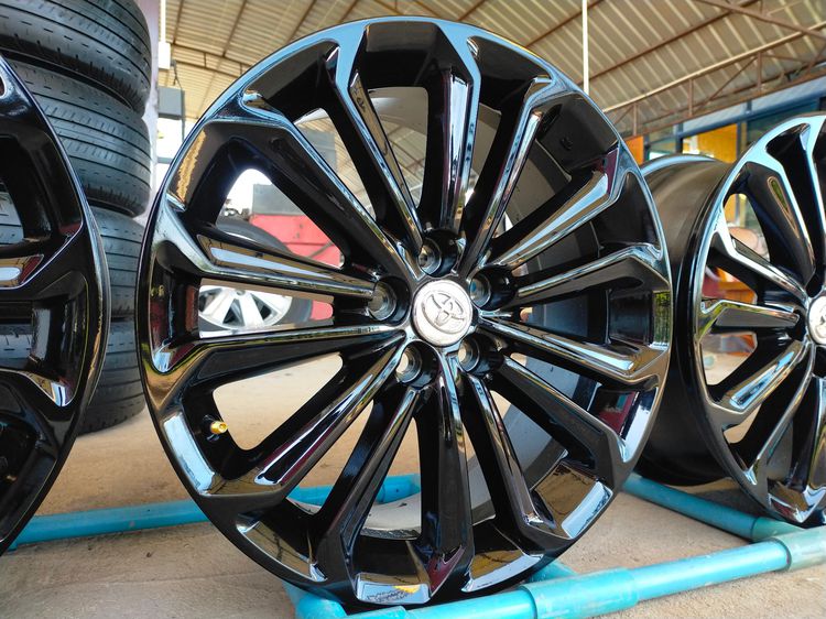แม็กโตโยต้า สีอบpowder coat ขอบ17 กว้าง7 et39 รูปที่ 2
