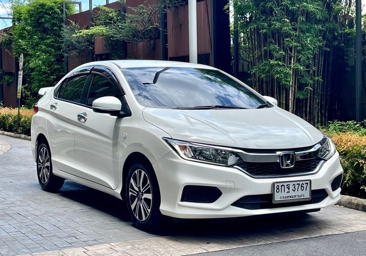Honda City 2019 1.5 V Plus i-VTEC Sedan เบนซิน ไม่ติดแก๊ส เกียร์อัตโนมัติ ขาว รูปที่ 1