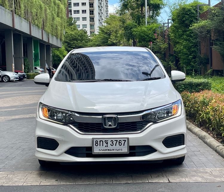 Honda City 2019 1.5 V Plus i-VTEC Sedan เบนซิน ไม่ติดแก๊ส เกียร์อัตโนมัติ ขาว รูปที่ 3