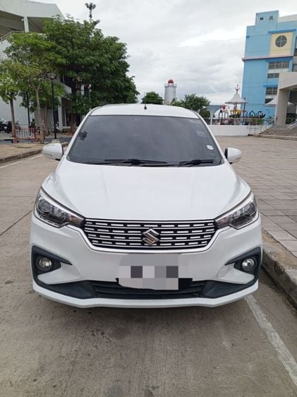 Suzuki Ertiga 2019 1.5 GX Van เบนซิน ไม่ติดแก๊ส เกียร์อัตโนมัติ ขาว รูปที่ 1