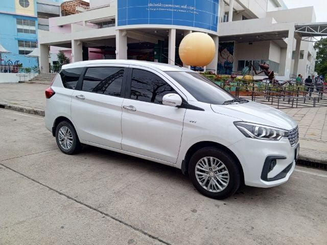 Suzuki Ertiga 2019 1.5 GX Van เบนซิน ไม่ติดแก๊ส เกียร์อัตโนมัติ ขาว รูปที่ 3