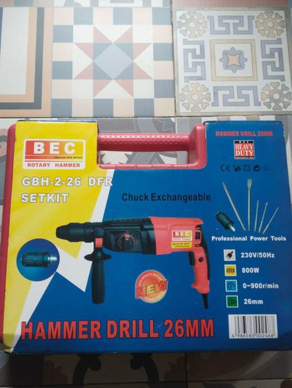 สว่านไฟฟ้าGBH-2-26DFR BECทำงาน3ระบบขนาด800w. รูปที่ 2
