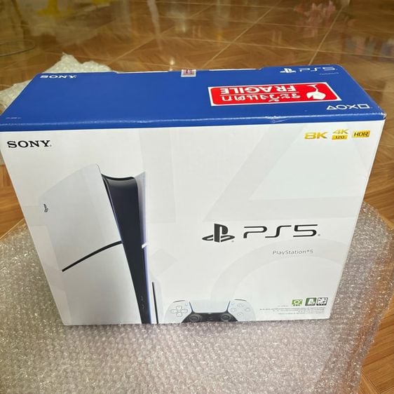 Sony เครื่องเกมส์โซนี่ เพลย์สเตชั่น PS5 (Playstation 5) เชื่อมต่อไร้สายได้ เครื่องเกม PS5 Slim รุ่นใหม่ล่าสุด CFI-2018A01 ประกันศูนย์ไทย (มือ1)