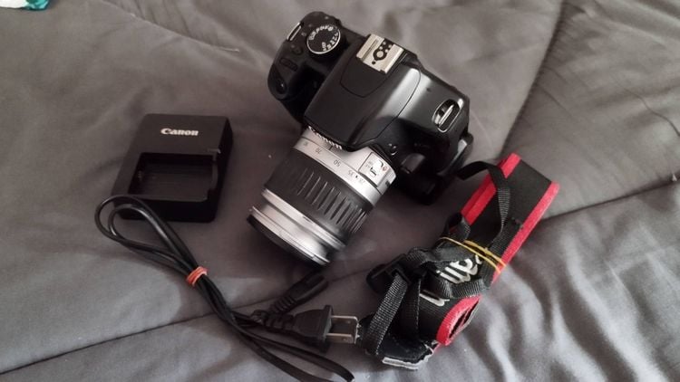 กล้อง DSLR ไม่กันน้ำ Canon 450d+เลนส์ 28-90 mm +กริปแท้