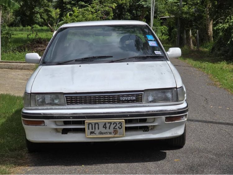 Toyota Corolla 1991 1.6 GXi Sedan เบนซิน ไม่ติดแก๊ส เกียร์ธรรมดา ขาว รูปที่ 2