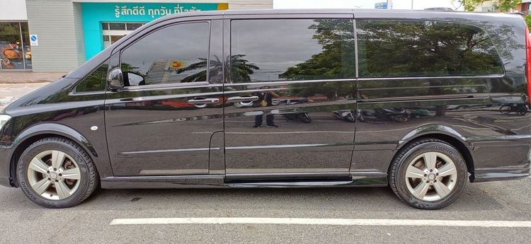 Mercedes-Benz V-Class 2012 Vito Van เบนซิน ไม่ติดแก๊ส เกียร์อัตโนมัติ ดำ รูปที่ 2